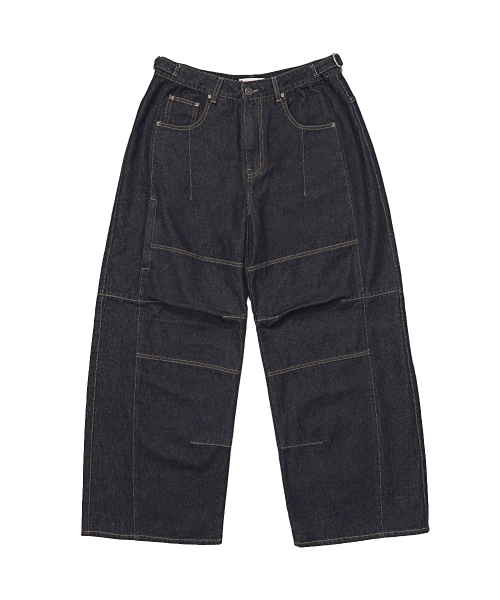 SCHISM INDUCING（スキズムインデューシング）の「3D TRUE BAGGY JEANS NAVY（デニムパンツ・レディース・その他・MEDIUM/LARGE）」の21枚目の写真