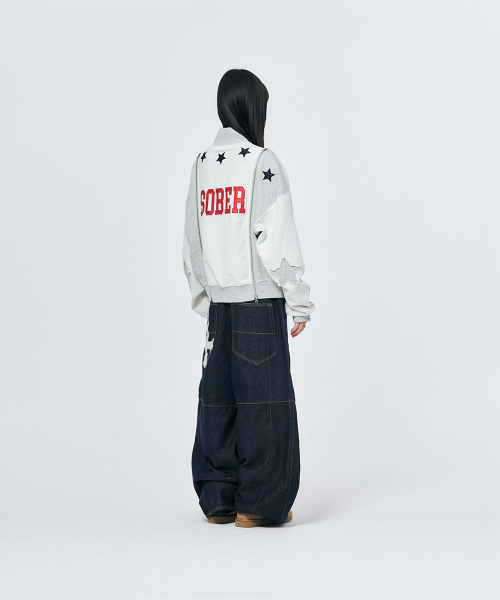 SCHISM INDUCING（スキズムインデューシング）の「3D TRUE BAGGY JEANS NAVY（デニムパンツ・レディース・その他・MEDIUM/LARGE）」の5枚目の写真