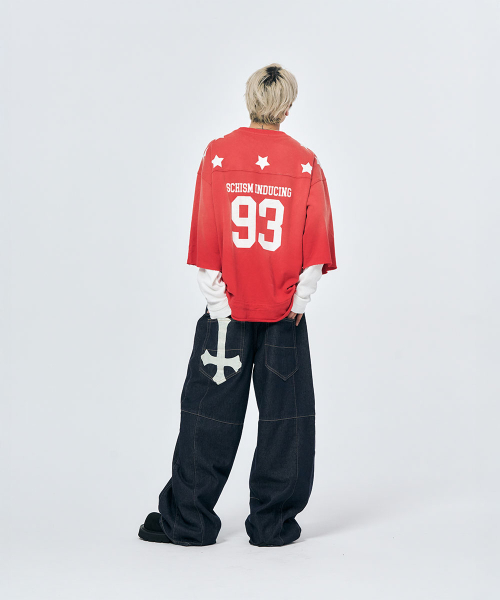 SCHISM INDUCING（スキズムインデューシング）の「3D TRUE BAGGY JEANS NAVY（デニムパンツ・レディース・その他・MEDIUM/LARGE）」の12枚目の写真