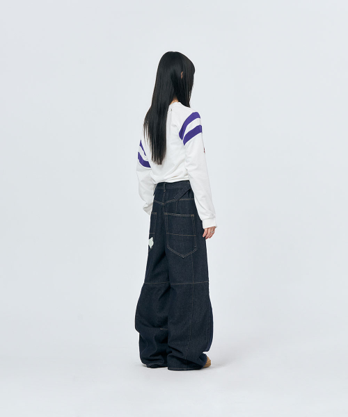 SCHISM INDUCING（スキズムインデューシング）の「3D TRUE BAGGY JEANS NAVY（デニムパンツ・レディース・その他・MEDIUM/LARGE）」の15枚目の写真