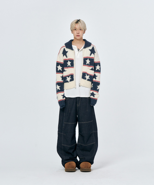 SCHISM INDUCING（スキズムインデューシング）の「3D TRUE BAGGY JEANS NAVY（デニムパンツ・レディース・その他・MEDIUM/LARGE）」の18枚目の写真