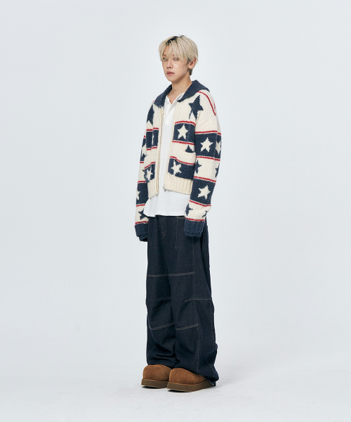SCHISM INDUCING（スキズムインデューシング）の「3D TRUE BAGGY JEANS NAVY（デニムパンツ・レディース・その他・MEDIUM/LARGE）」の19枚目の写真