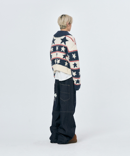 SCHISM INDUCING（スキズムインデューシング）の「3D TRUE BAGGY JEANS NAVY（デニムパンツ・レディース・その他・MEDIUM/LARGE）」の20枚目の写真