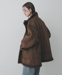 レディースのムートンコート（ブラウン/茶色系）ファッション通販