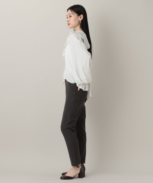 A part by（アパートバイ）の「ニジュウオリストレッチパンツ（その他パンツ・レディース・チャコールグレー/ブラック・MEDIUM/SMALL）」の10枚目の写真