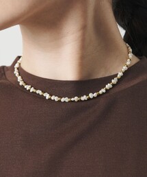 Causerie | <Causerie>淡水パール×ストーン コンビ ネックレス(ネックレス)