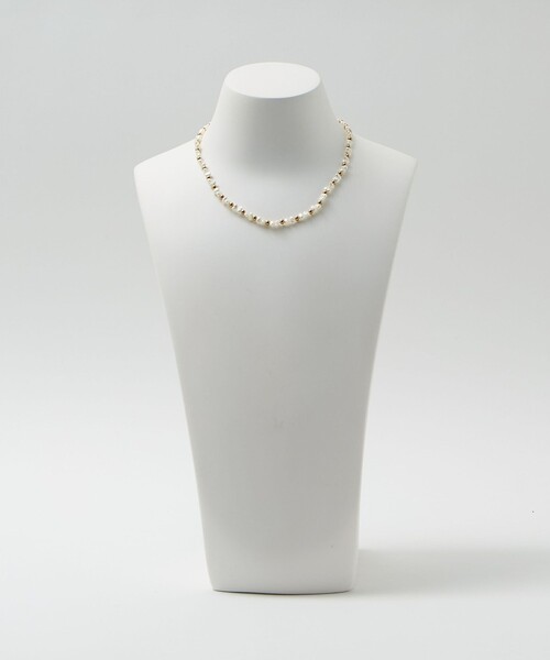 Causerie(コズリ)の「<Causerie>淡水パール×ストーン コンビ ネックレス(ネックレス・レディース・オフホワイト・FREE)」の6枚目の写真