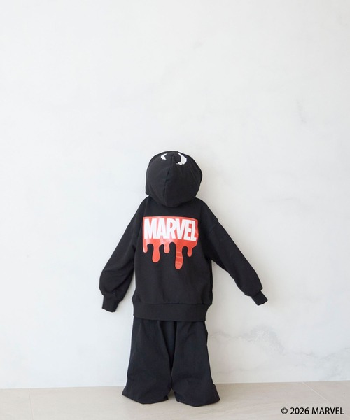 LOWRYS FARM(ローリーズファーム)の「MARVEL/ウラケフーディ 639647(パーカー・キッズ・レッド/ブラック/オフホワイト・130cm/110cm/150cm)」の9枚目の写真