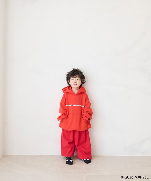 LOWRYS FARM(ローリーズファーム)の「MARVEL/ウラケフーディ 639647(パーカー・キッズ・レッド/ブラック/オフホワイト・130cm/110cm/150cm)」の11枚目の写真
