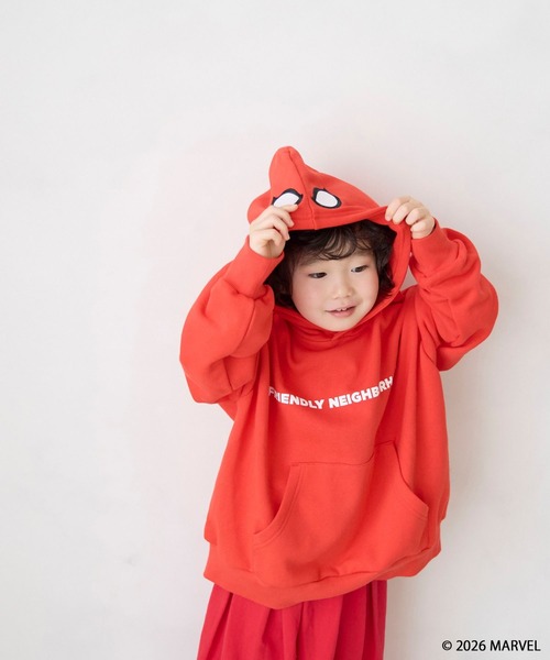 LOWRYS FARM(ローリーズファーム)の「MARVEL/ウラケフーディ 639647(パーカー・キッズ・レッド/ブラック/オフホワイト・130cm/110cm/150cm)」の14枚目の写真