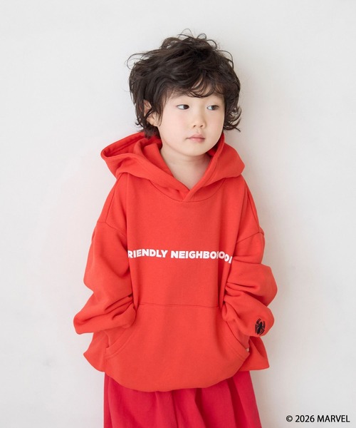 LOWRYS FARM(ローリーズファーム)の「MARVEL/ウラケフーディ 639647(パーカー・キッズ・レッド/ブラック/オフホワイト・130cm/110cm/150cm)」の15枚目の写真