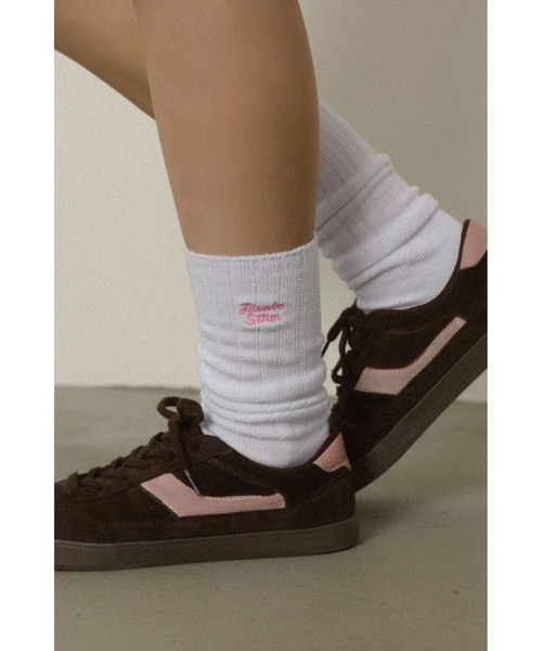 ALEXIA STAM（アリシアスタン）の「Wellness Logo Sock Sets White/ ウェルネス 靴下3足セット（ソックス/靴下・レディース・ホワイト・FREE）」の6枚目の写真