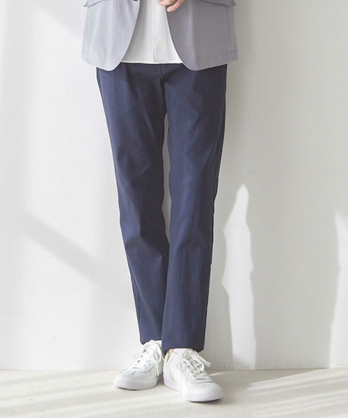 UNION STATION(ユニオンステーション)の「ハイパーストレッチヘリンボンパンツ<スーパーストレッチ・ハンドウォッシャブル>(その他パンツ・メンズ・サックスブルー/ライトグレー/ホワイト/ブラック/ネイビー/ベージュ/チャコールグレー・LL/M/S/L)」の6枚目の写真