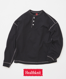 Healthknit | Health knit / ヘルスニット 別注 ヘンリー ネックロンT(Tシャツ/カットソー)