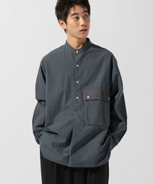 niko and... | ウォッシュドバンドシャツプルオーバー(シャツ/ブラウス)