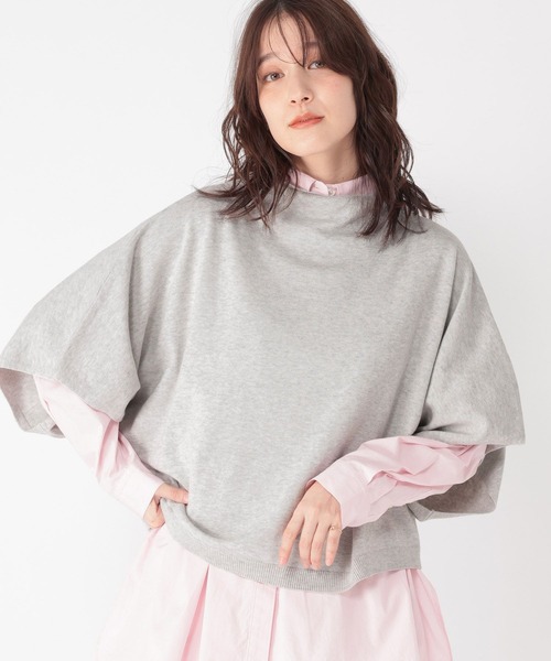 studio CLIP（スタディオクリップ）の「12ゲージコットンカシミヤハーフスリーブベスト（ベスト・レディース・ライトブルー/ライトベージュ/オフホワイト/ライトグレー・FREE）」の3枚目の写真