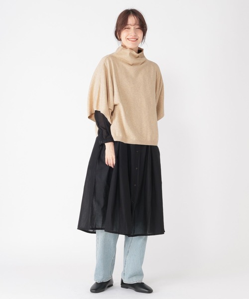 studio CLIP（スタディオクリップ）の「12ゲージコットンカシミヤハーフスリーブベスト（ベスト・レディース・ライトブルー/ライトベージュ/オフホワイト/ライトグレー・FREE）」の16枚目の写真