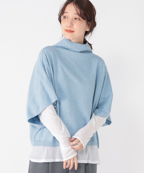 studio CLIP（スタディオクリップ）の「12ゲージコットンカシミヤハーフスリーブベスト（ベスト・レディース・ライトブルー/ライトベージュ/オフホワイト/ライトグレー・FREE）」の17枚目の写真