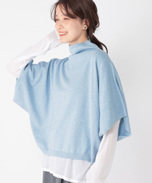 studio CLIP（スタディオクリップ）の「12ゲージコットンカシミヤハーフスリーブベスト（ベスト・レディース・ライトブルー/ライトベージュ/オフホワイト/ライトグレー・FREE）」の19枚目の写真