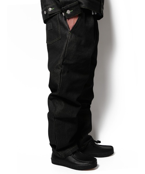 Cheers(チアーズ)の「(R) DENIM TEPS(デニムパンツ・メンズ・ネイビー/ブラック・XL/M/L)」の6枚目の写真