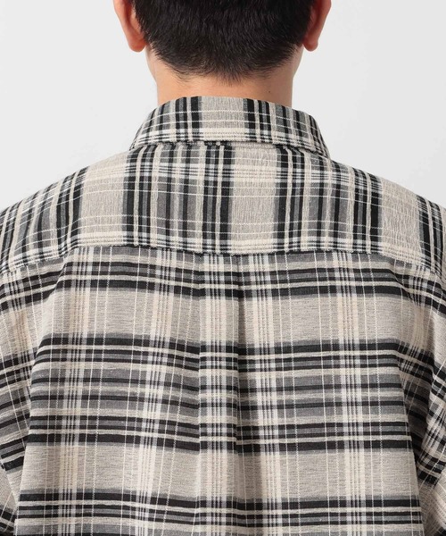 LAKOLE（ラコレ）の「ライトモールチェック長袖シャツ / 647522（シャツ/ブラウス・メンズ・グレー/ブラック/ホワイト・LARGE/MEDIUM）」の20枚目の写真