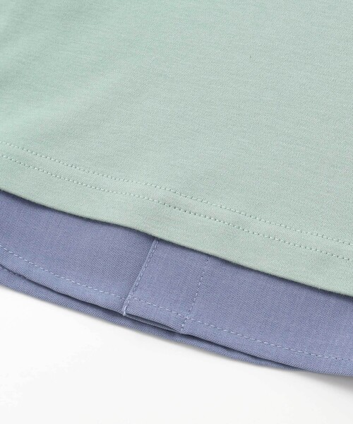 BeBe（ベベ）の「エッフェル塔プリントレイヤード風スムース長袖Tシャツ（Tシャツ/カットソー・キッズ・ホワイト/グリーン・120cm/140cm/130cm/150cm）」の14枚目の写真