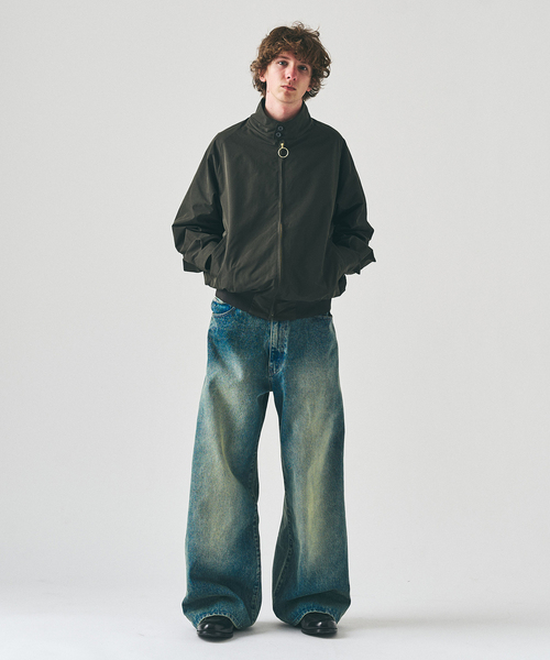 417 EDIFICE(フォーワンセブンエディフィス)の「ツイルハリントンジャケット(その他アウター・メンズ・ベージュ/ブラック/ブルー・SMALL/MEDIUM/LARGE)」の4枚目の写真