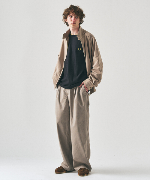 417 EDIFICE(フォーワンセブンエディフィス)の「ツイルハリントンジャケット(その他アウター・メンズ・ベージュ/ブラック/ブルー・SMALL/MEDIUM/LARGE)」の5枚目の写真