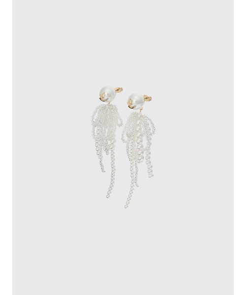 EIMY ISTOIRE（エイミーイストワール）の「カスケードパールピアス（ピアス（両耳用）・レディース・ホワイト・F）」の2枚目の写真