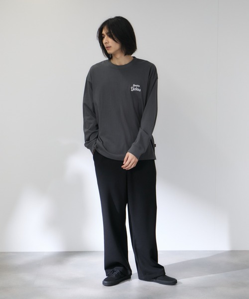 Dickies(ディッキーズ)の「【GENUINE Dickies/ ジェニュインデッキーズ】 バックアップリケ刺繍 /袖チェーン刺繍 ワイドBOXシルエット 長袖Tシャツ(Tシャツ/カットソー・メンズ・ホワイト/ネイビー/オートミール/グレー・M/L/XL)」の19枚目の写真