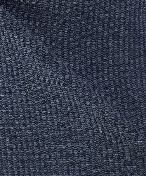 MEN'S MELROSE(メンズメルローズ)の「リンクスストライプカノコ キーネックTシャツ(Tシャツ/カットソー・メンズ・ネイビー/ライトグレー/グリーン・2/3/4)」の15枚目の写真