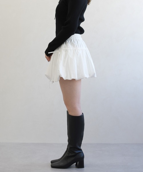31 Sons de mode（トランテアン　ソン　ドゥ　モード）の「一部店舗限定 ティアードフレアリボンミニスカート（スカート・レディース・ホワイト・ﾌﾘ-）」の6枚目の写真