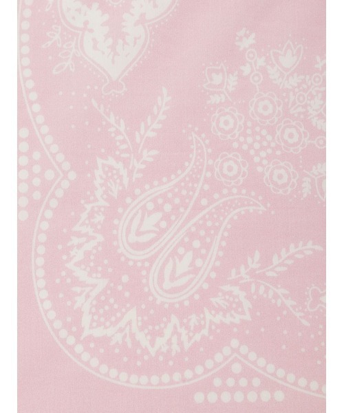 Mila Owen（ミラオーウェン）の「バンダナ柄綿シルクスカーフ（バンダナ/スカーフ・レディース・ブラウン/ピンク/ライム・F）」の7枚目の写真