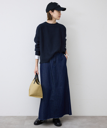 SLOBE IENA（スローブイエナ）の「《セットアップ対応可/追加2》コットンダブルフェイスプルオーバー（ニット/セーター）」