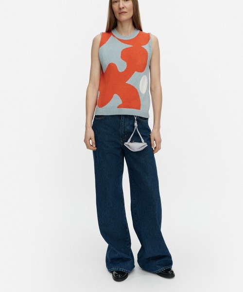 marimekko（マリメッコ）の「Unikko / Pioneeri knitted cotton vest