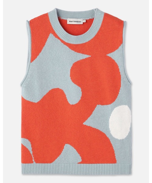 marimekko(マリメッコ)の「Pomppikoot Keidas / top knit vest(ベスト・レディース・オレンジ・X-SMALL/SMALL/MEDIUM/LARGE)」の5枚目の写真