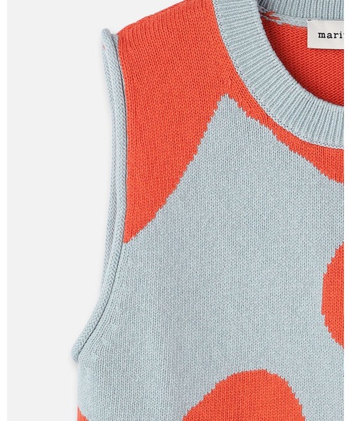 marimekko(マリメッコ)の「Pomppikoot Keidas / top knit vest(ベスト・レディース・オレンジ・X-SMALL/SMALL/MEDIUM/LARGE)」の8枚目の写真