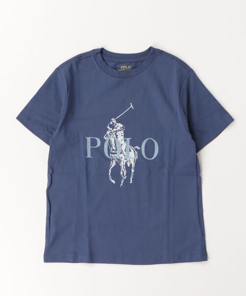 POLO RALPH LAUREN CHILDRENSWEAR(ポロ ラルフ ローレン チルドレンズウェア)の「Big Pony コットン ジャージー Tシャツ(Tシャツ/カットソー・キッズ・ネイビー系1・S/XL/L/M)」の2枚目の写真