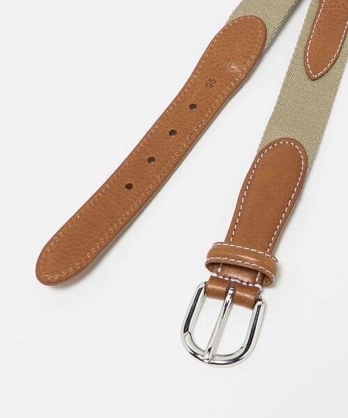 Andersons Belts（アンダーソンベルト）の「【別注】＜Anderson’s＞コンビベルト 30MM（ベルト・メンズ・ベージュ/ダークグレー・80ｃｍ/95cm）」の5枚目の写真