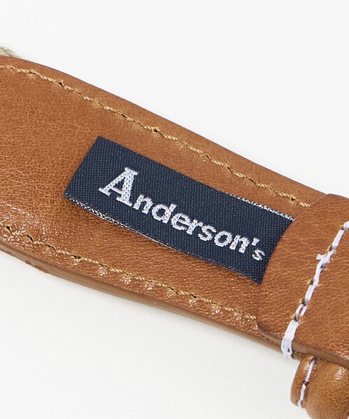 Andersons Belts（アンダーソンベルト）の「【別注】＜Anderson’s＞コンビベルト 30MM（ベルト・メンズ・ベージュ/ダークグレー・80ｃｍ/95cm）」の8枚目の写真