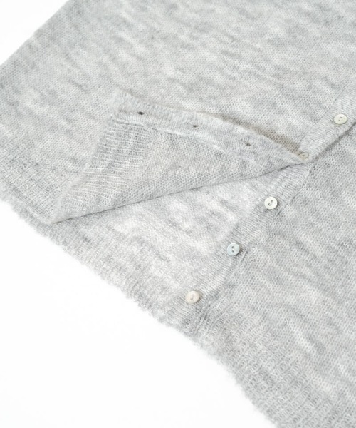 flower（フラワー）の「フラッフニットフーディー（カーディガン/ボレロ・レディース・グレー/ピンク・FREE）」の13枚目の写真