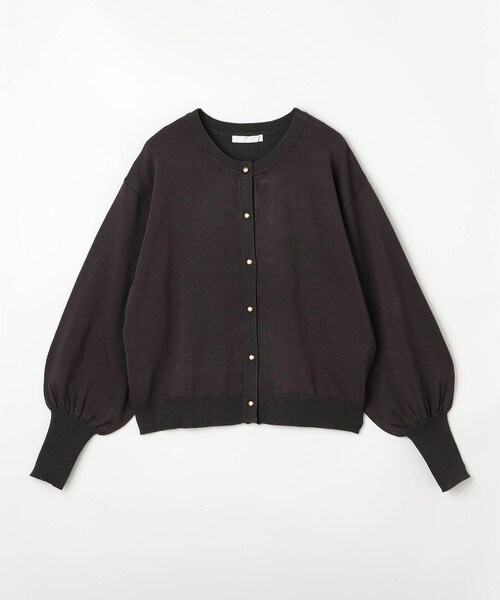 NICOLE white(ニコルホワイト)の「ニットカーディガン(カーディガン/ボレロ・レディース・サックスブルー/オフホワイト/チャコールグレー/レッド・FREE)」の7枚目の写真