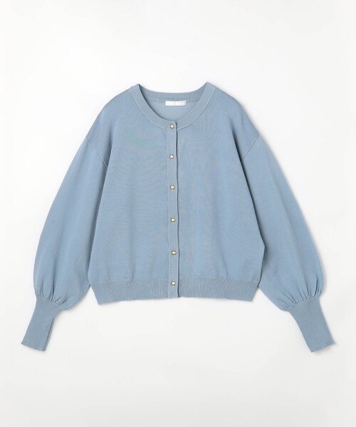 NICOLE white(ニコルホワイト)の「ニットカーディガン(カーディガン/ボレロ・レディース・サックスブルー/オフホワイト/チャコールグレー/レッド・FREE)」の8枚目の写真