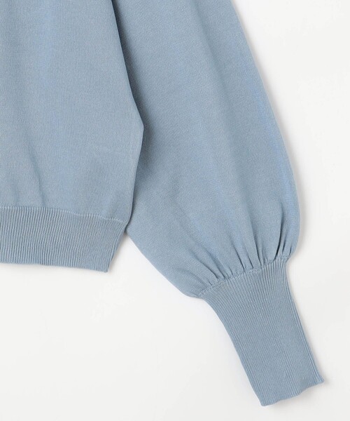 NICOLE white(ニコルホワイト)の「ニットカーディガン(カーディガン/ボレロ・レディース・サックスブルー/オフホワイト/チャコールグレー/レッド・FREE)」の11枚目の写真