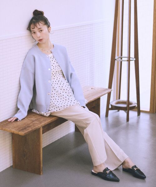 earth music&ecology（アースミュージックアンドエコロジー）の「ビットミュール（パンプス・レディース・ブラック/ベージュ・L/S/M）」の6枚目の写真