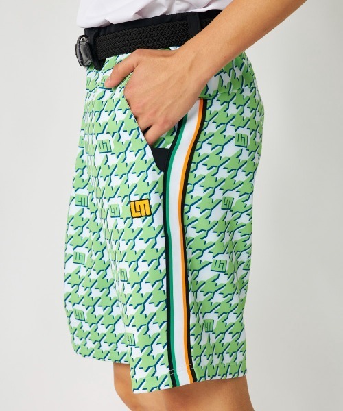 Loudmouth(ラウドマウス)の「LOUDMOUTH/ラウドマウス ゴルフウェア ストレッチ UVカット トラックショートパンツ(その他パンツ・メンズ・イエロー/ネイビー/グリーン/レッド・M/L/LL/3L/4L)」の5枚目の写真