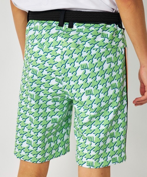 Loudmouth(ラウドマウス)の「LOUDMOUTH/ラウドマウス ゴルフウェア ストレッチ UVカット トラックショートパンツ(その他パンツ・メンズ・イエロー/ネイビー/グリーン/レッド・M/L/LL/3L/4L)」の6枚目の写真