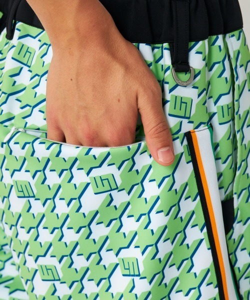 Loudmouth(ラウドマウス)の「LOUDMOUTH/ラウドマウス ゴルフウェア ストレッチ UVカット トラックショートパンツ(その他パンツ・メンズ・イエロー/ネイビー/グリーン/レッド・M/L/LL/3L/4L)」の9枚目の写真