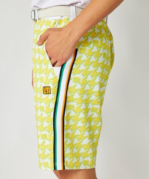 Loudmouth(ラウドマウス)の「LOUDMOUTH/ラウドマウス ゴルフウェア ストレッチ UVカット トラックショートパンツ(その他パンツ・メンズ・イエロー/ネイビー/グリーン/レッド・M/L/LL/3L/4L)」の16枚目の写真
