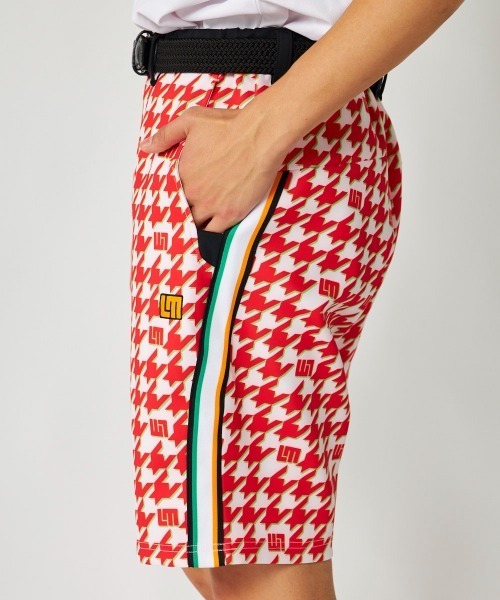 Loudmouth(ラウドマウス)の「LOUDMOUTH/ラウドマウス ゴルフウェア ストレッチ UVカット トラックショートパンツ(その他パンツ・メンズ・イエロー/ネイビー/グリーン/レッド・M/L/LL/3L/4L)」の22枚目の写真